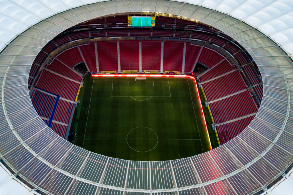 Estádio Mané Garrincha, palco da Supercopa do Brasil