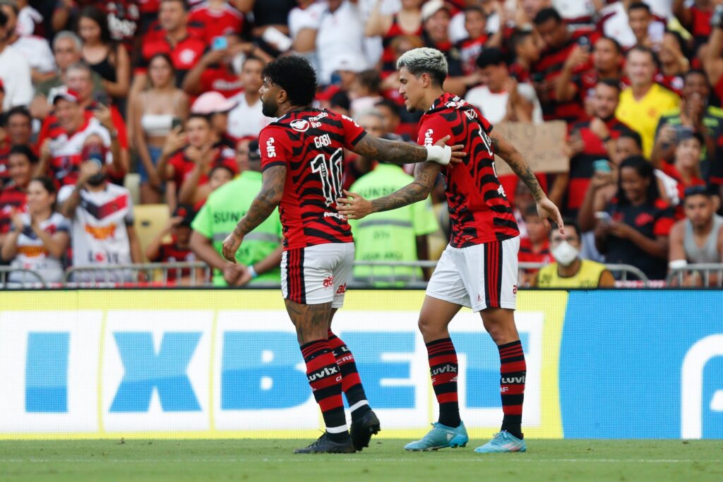 Pedro e Gabigol marcaram os gols da vitória do Flamengo contra a Portuguesa