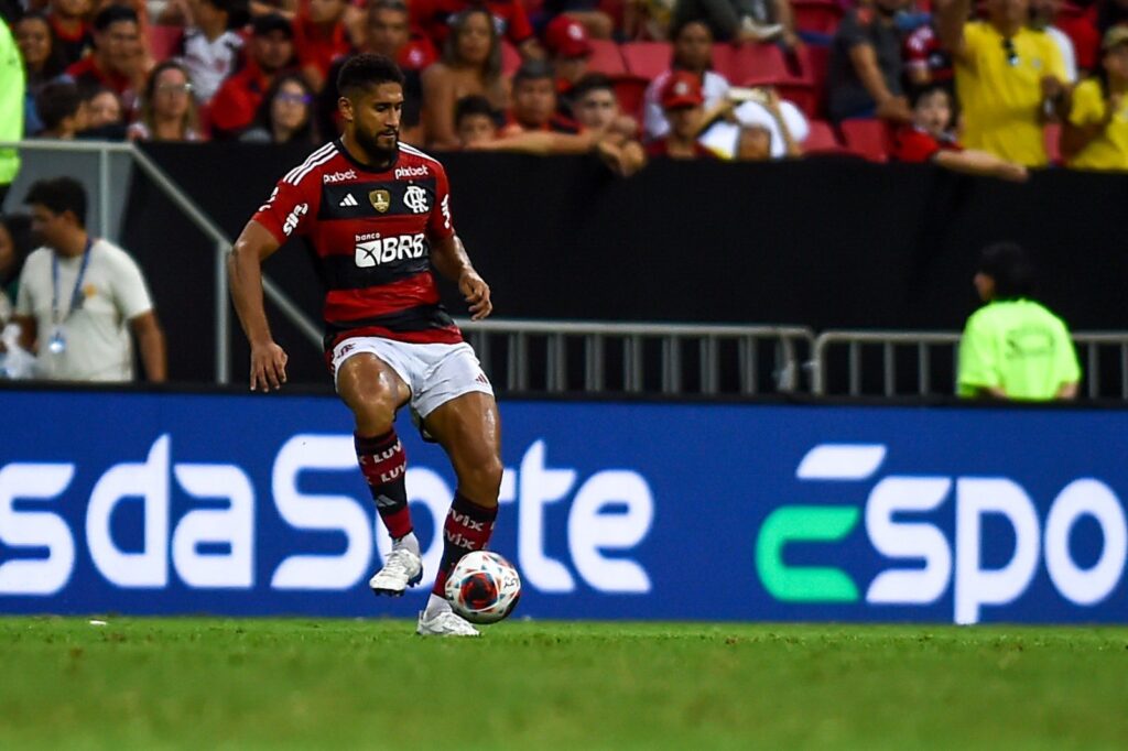 Pablo em campo pelo Flamengo