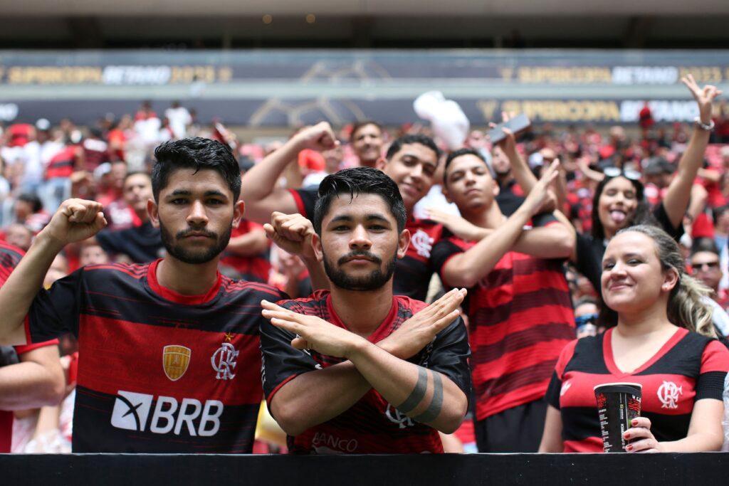 Torcida do Flamengo lota estádio