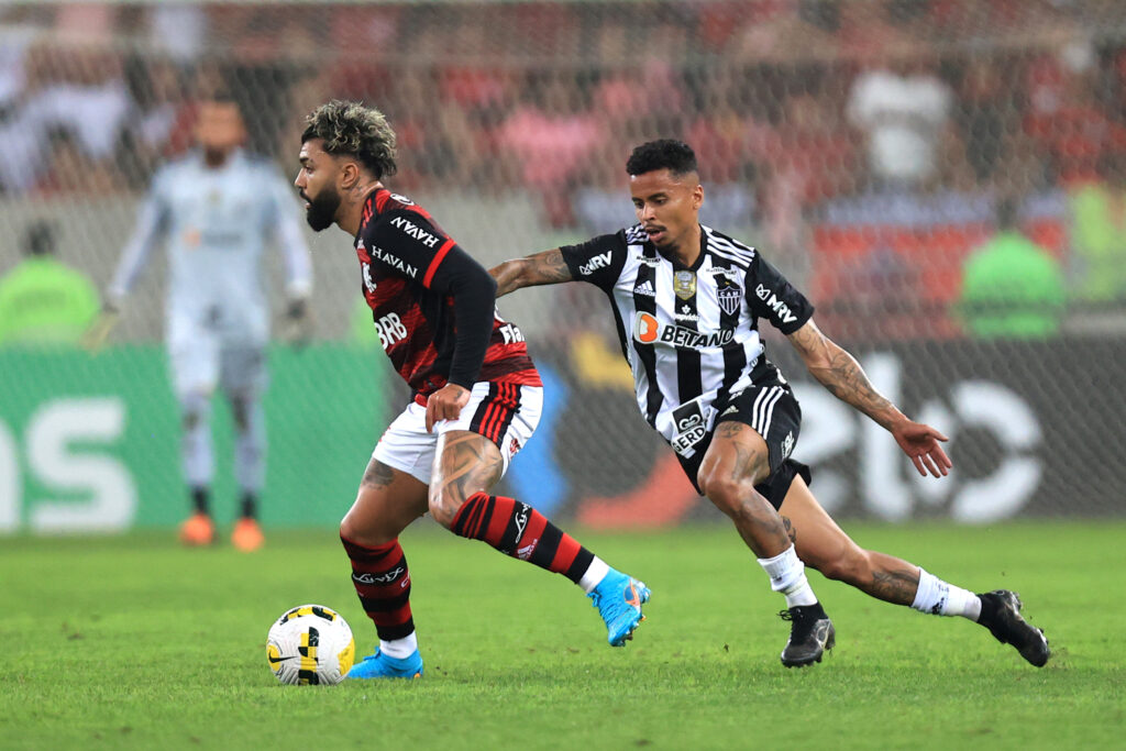 Allan em campo contra o Flamengo