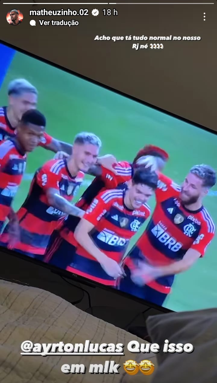 Jogador Do Flamengo Provoca Vasco Após Vitória No Carioca