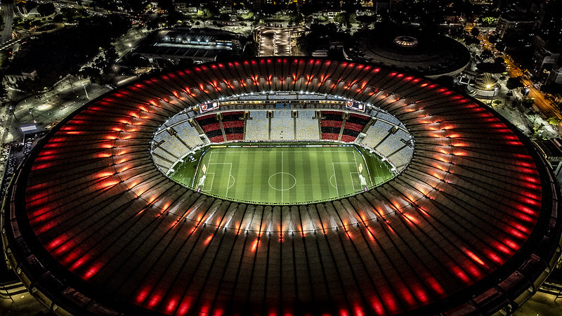 Maracanã em dia de jogo do Flamengo na Libertadores; Fluminense consegue liberação para ingressos digitais contra Internacional