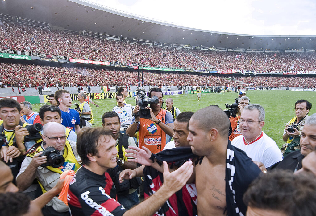 Adriano Imperador e Petkovic Flamengo