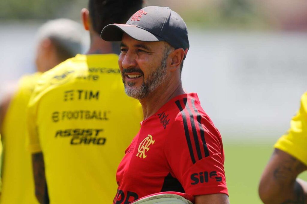 Vitor Pereira no comando técnico do Flamengo