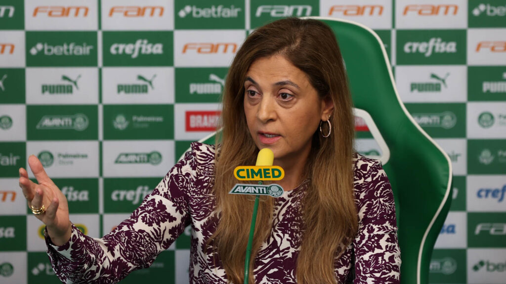 Leila, presidente do Palmeiras