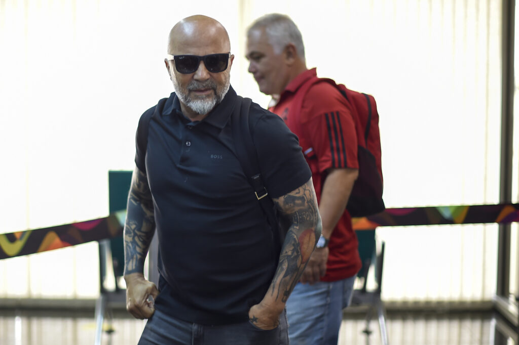 Jorge Sampaoli chegada ao Flamengo