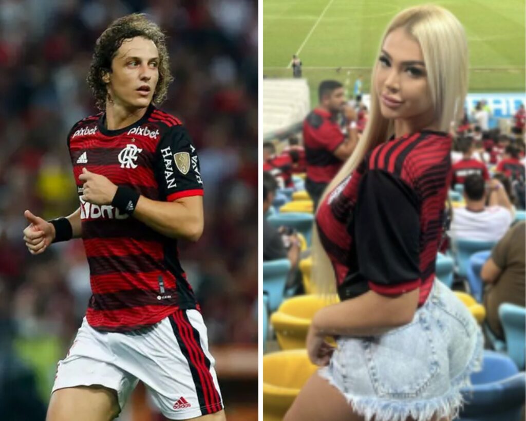 Cortesia de David Luiz: modelo do Only Fans é convidada para jogo do Fla e gera boato na web