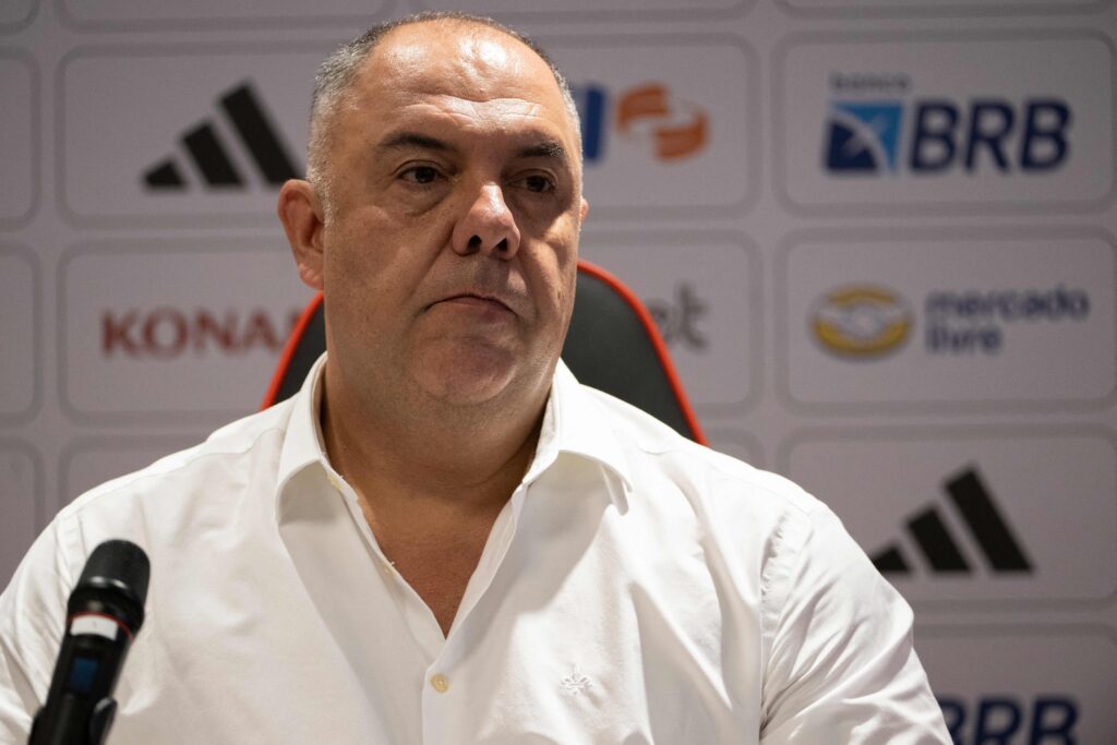 Marcos Braz, vice-presidente do Flamengo; dirigente criticou arbitragem de Flamengo x Palmeiras