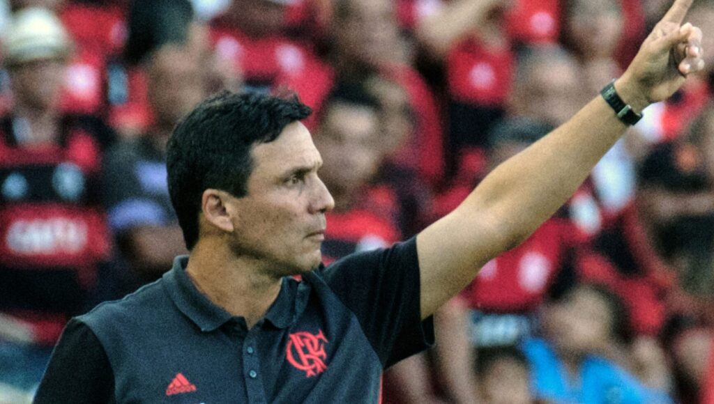 Zé Ricardo na passagem pelo Flamengo