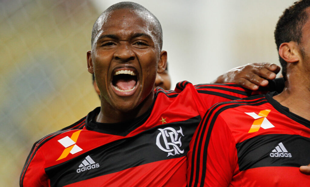Samir em ação pelo Flamengo