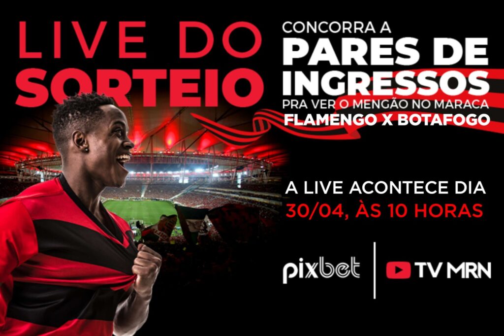 Ganhe ingressos para ver Flamengo x Botafogo