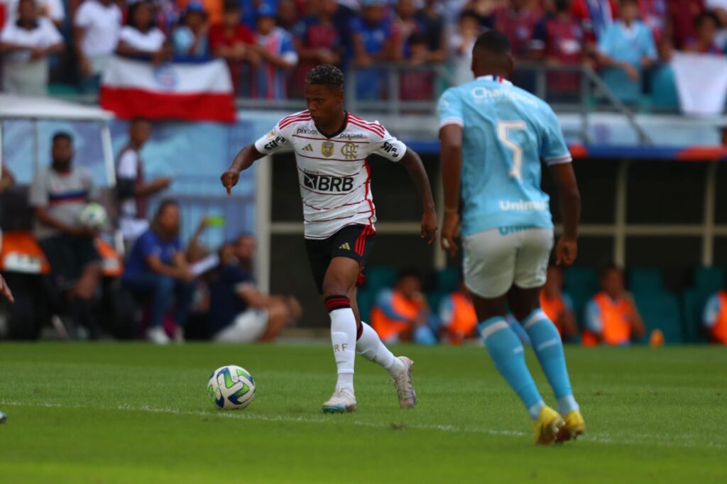 Matheus França em Bahia x Flamengo