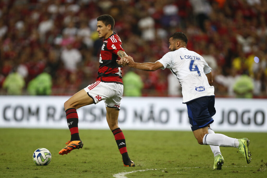 Pedro em Flamengo x Cruzeiro, no Maracanã