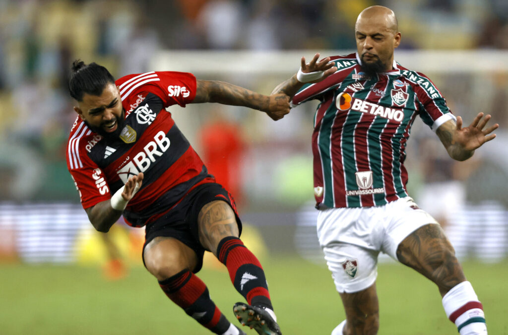 Após a troca de provocações entre Gabigol e Marcelo no último Fla-Flu, flamenguistas sugerem patch para torcedores do Fluminense