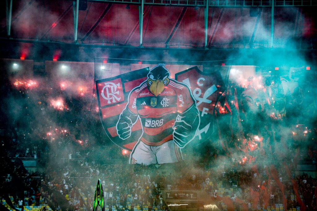 Festa da torcida do Flamengo no Maracanã