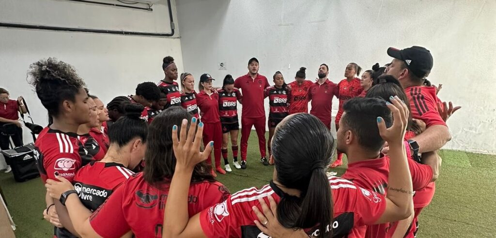 flamengo santos futebol feminino