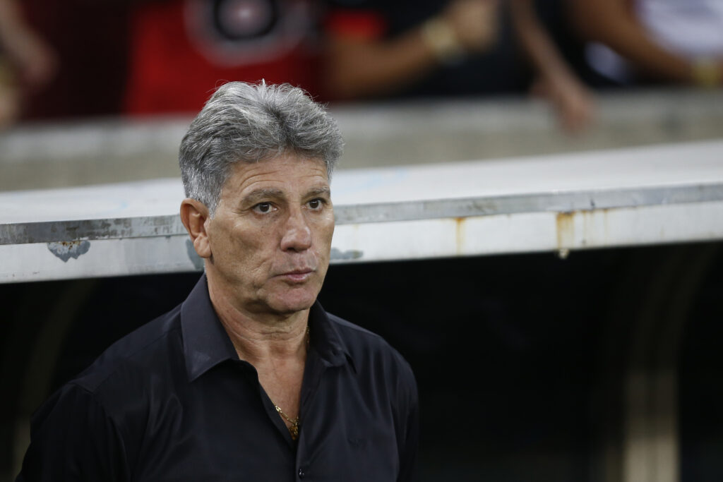 Renato Gaúcho, ex-técnico do Flamengo e hoje no Grêmio; treinador esbanjou sinceridade ao comentar derrota na Copa do Brasil