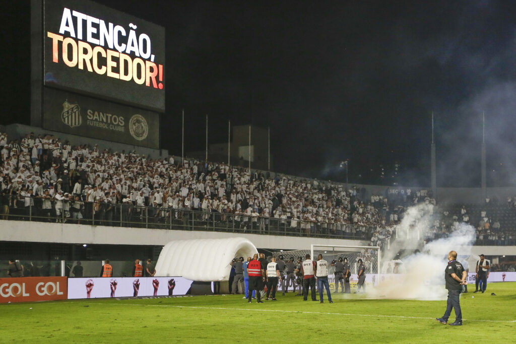 Vila Belmiro, palco do próximo jogo entre Flamengo e Santos