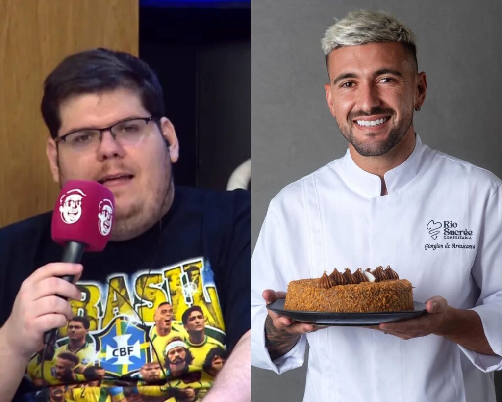 Casimiro prova bolo do Arrascaeta e revela troca de mensagens com meia do Flamengo