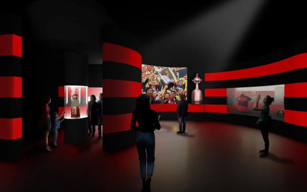Foto de como ficará o novo Museu do Flamengo; clube iniciou pré-venda de ingressos
