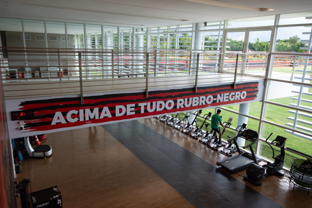 Ninho do Urubu, CT do Flamengo, foi alvo de elogios de Jorge Sampaoli em bate-papo com Zico