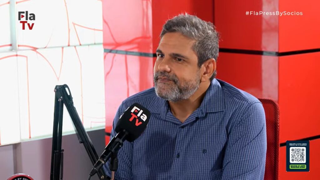 João Guilherme participa de programa no canal do Flamengo, a Fla TV