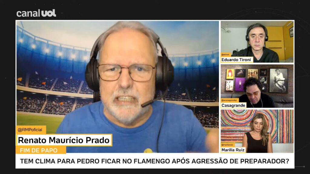 Renato Mauricio Prado vê Flamengo perto de repetir com Pedro erro de saída de Gerson em 63