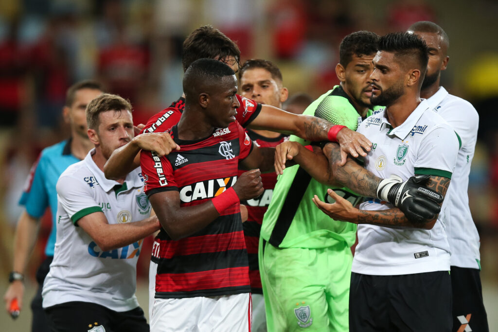 Flamengo e América-MG se enfrentaram em 2018