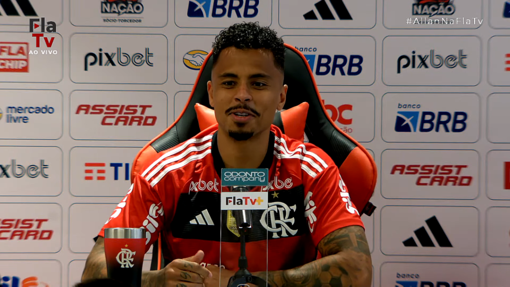 Allan, reforço do Flamengo, teve suposta desavença com Gabigol no passado