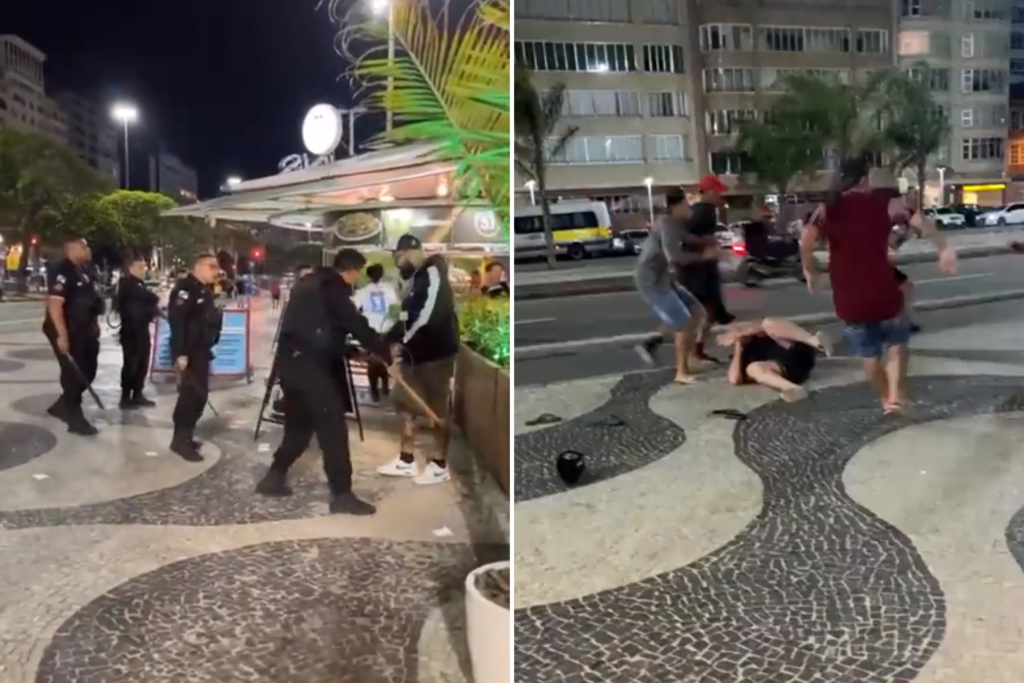 Polícia intervém na briga entre torcedores do Olimpia e Flamengo no Rio, antes de jogo do Fluminense no Maracanã