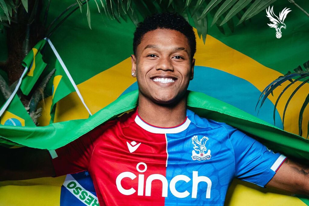 Matheus França, do Flamengo, é a nova contratação do Crystal Palace