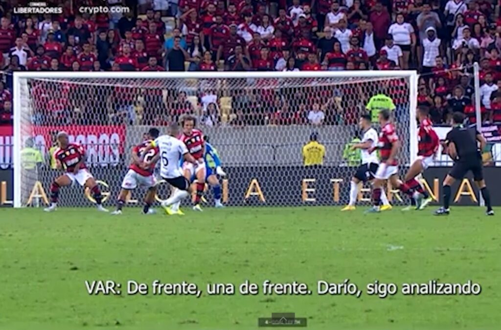 VAR Flamengo Olimpia Conmebol