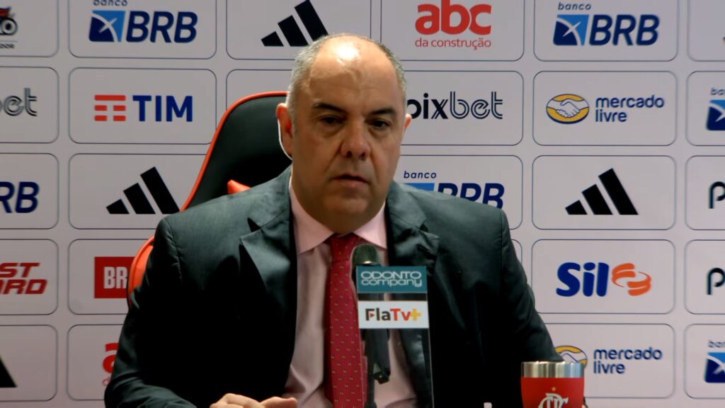 Marcos Braz, vice-presidente de futebol do Flamengo; Adversário no próximo jogo do Brasileirão, Botafogo apresenta estrutura de futebol profissional