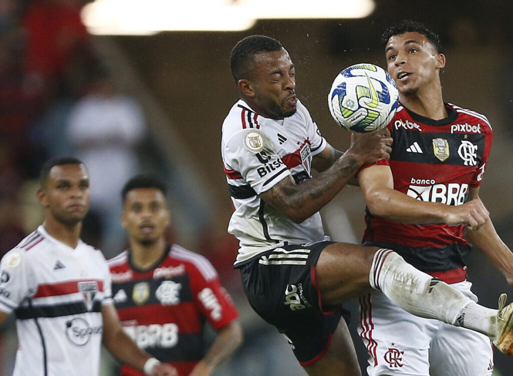 Veja as notas do empate do Flamengo com o São Paulo