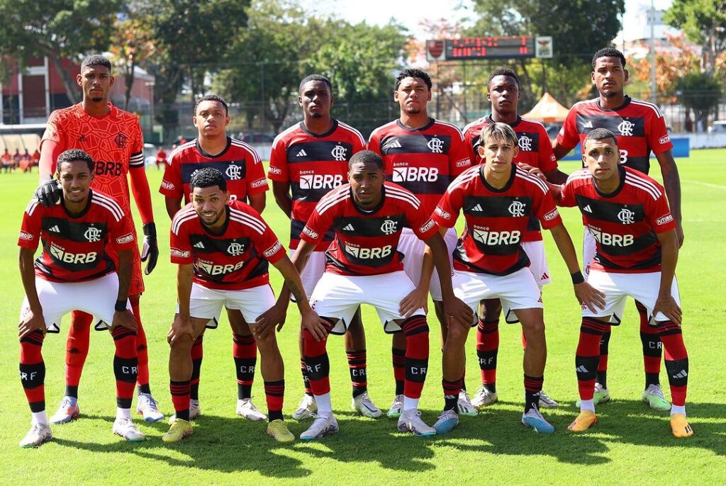 Time Sub-20 do Flamengo Flamengo no Brasileirão; Final contra o Palmeiras será em Volta Redonda