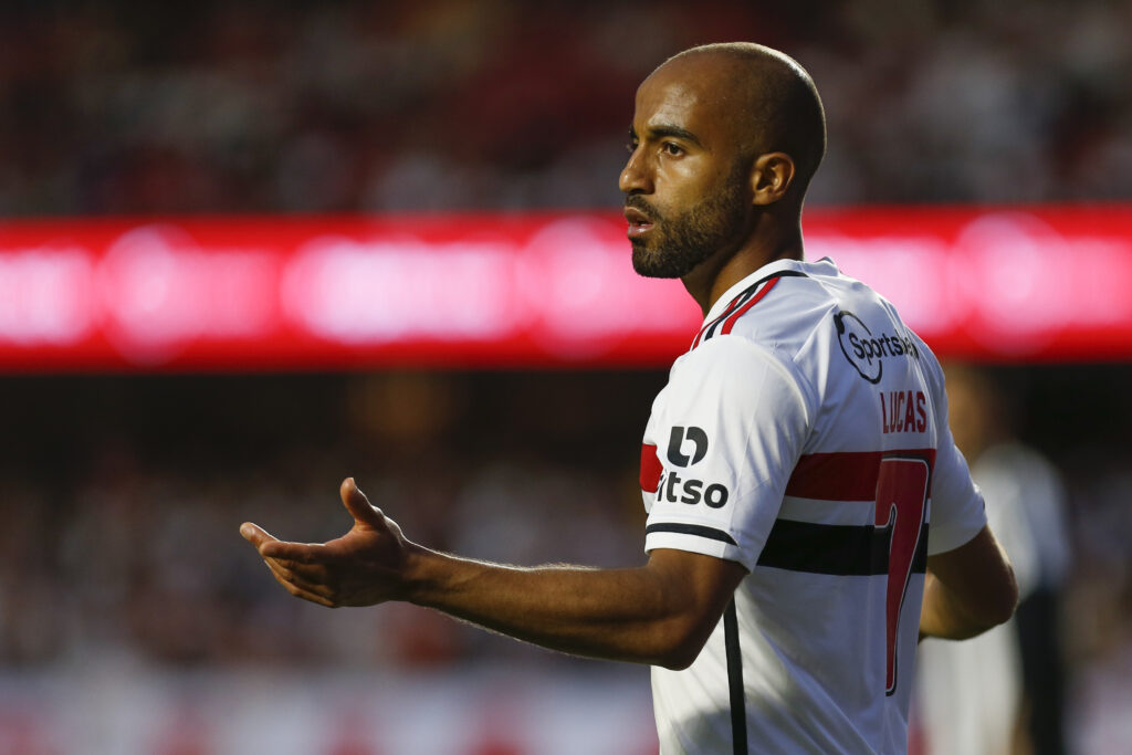 Lucas Moura, do São Paulo, comenta importância de decidir a final da Copa do Brasil contra o Flamengo no Morumbi ao invés do Maracanã