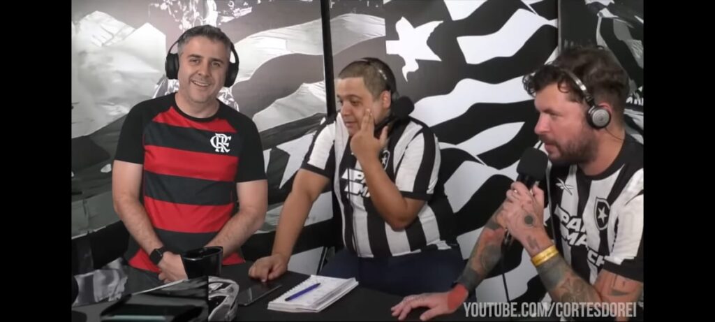 Reikrauss debocha de transmissão da Botafogo TV após vitória do Flamengo e convence torcedor do Botafogo