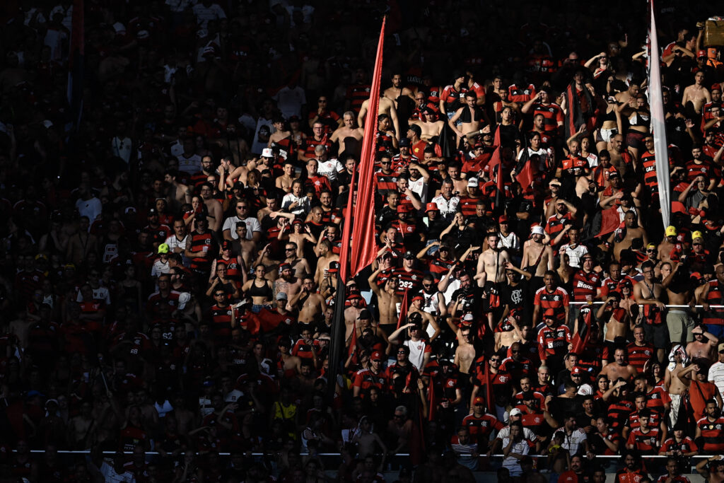 Torcida do Flamengo em final de Copa do Brasil