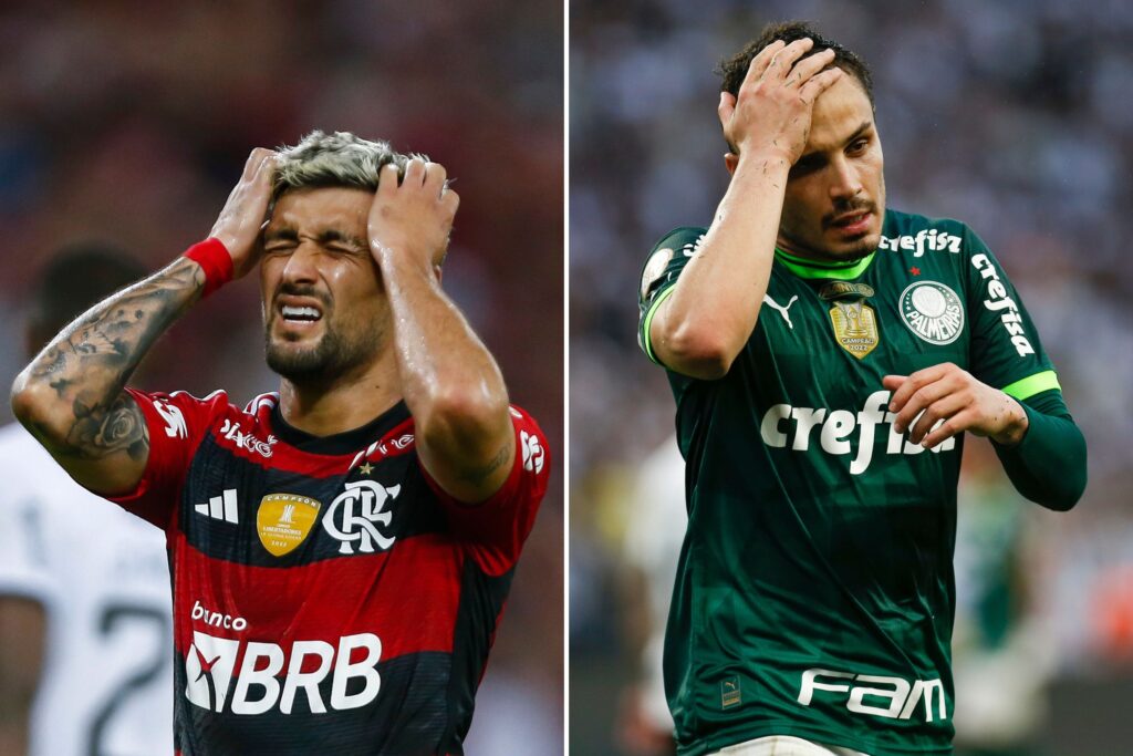 Acabou a soberania? Flamengo e Palmeiras fracassam nos grandes títulos em 2023 e assistem São Paulo, Botafogo e Fluminense dominando
