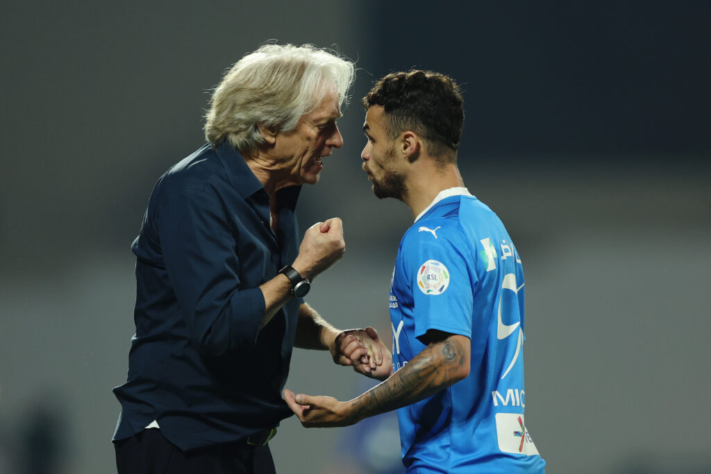 Jorge Jesus conversa com Michael no Al Hilal