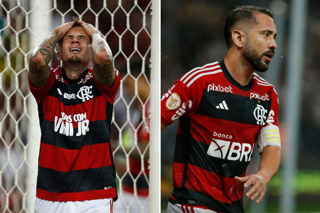 Everton Cebolinha e Everton Ribeiro preocupam Flamengo e podem ser desfalques contra o Cuiabá no Brasileirão