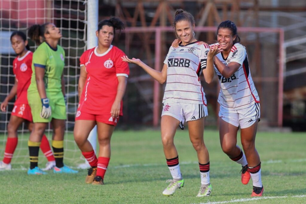 Flamengo e América-RJ pela Copa Rio Sub-20 Feminina
