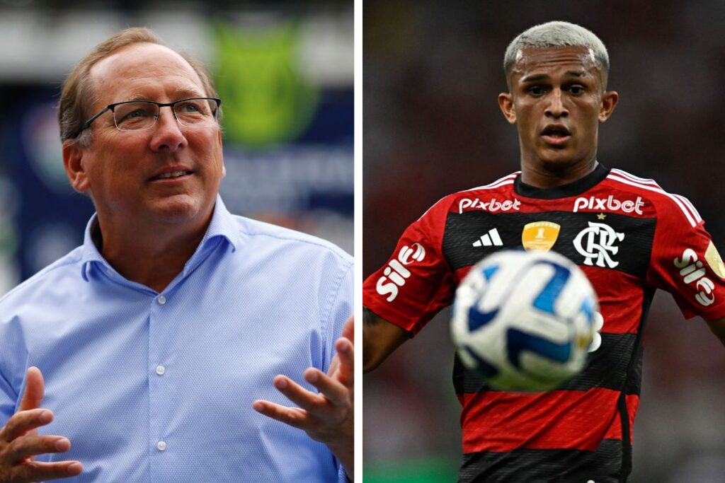 John Textor, dono do Botafogo, diz querer Wesley do Flamengo