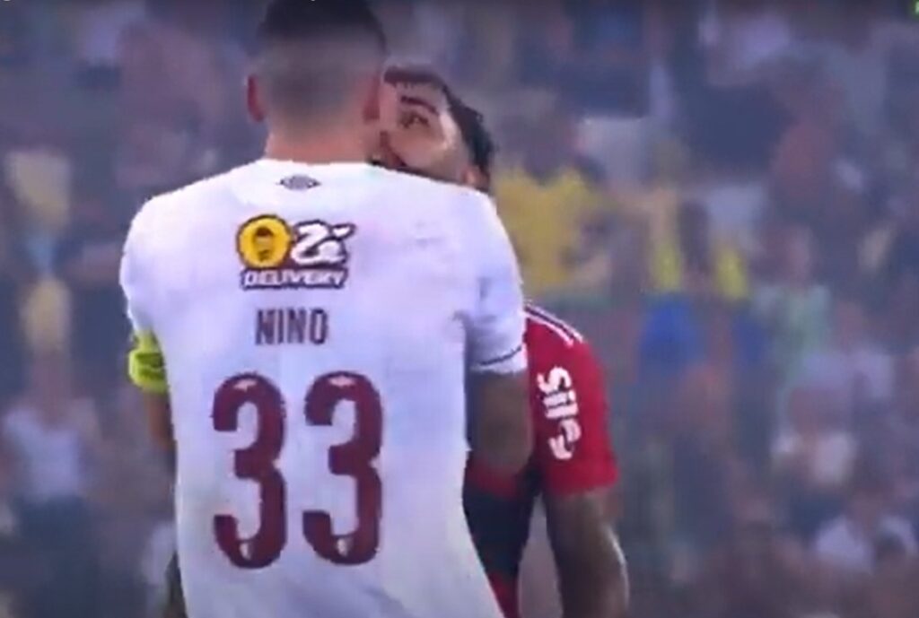 Nino e Gabigol em Flamengo x Fluminense