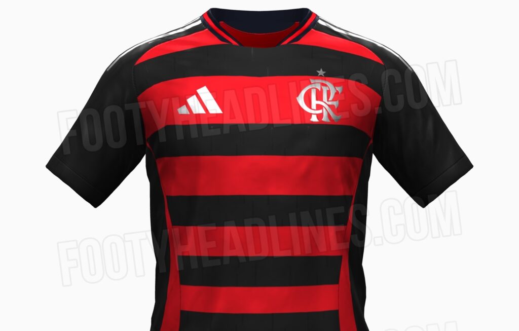 Nova camisa do Flamengo feita pela Adidas para 2024/25