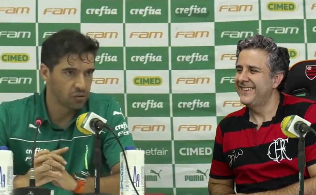 Reikrauss debocha de Abel Ferreira após Flamengo 3x0 Palmeiras