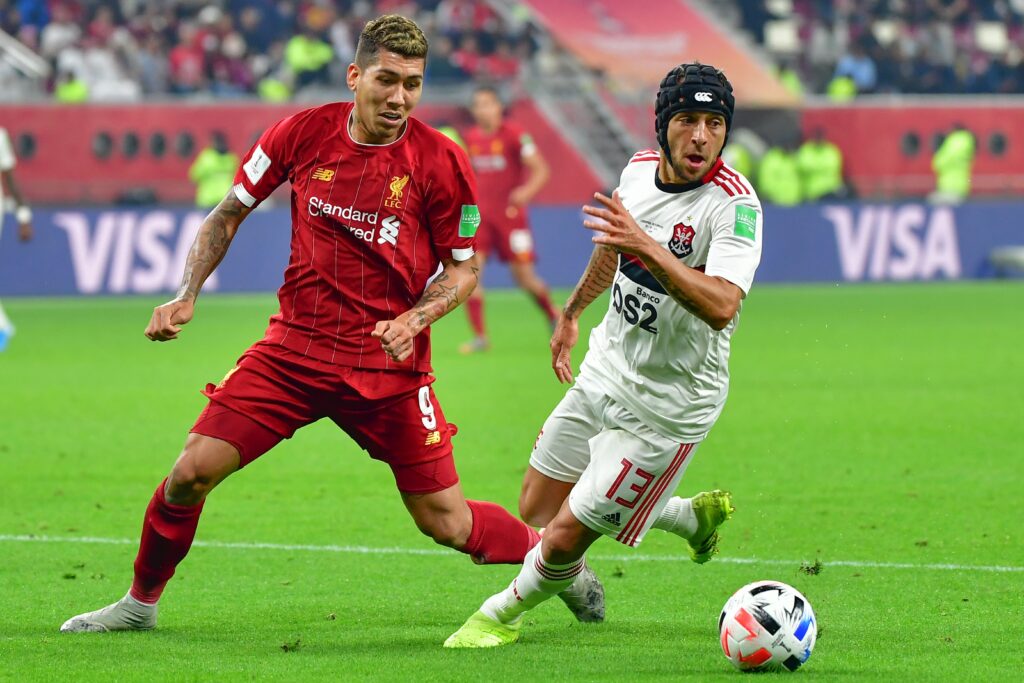 Roberto Firmino lembra de Flamengo x Liverpool na final do Mundial de Clubes em 2019