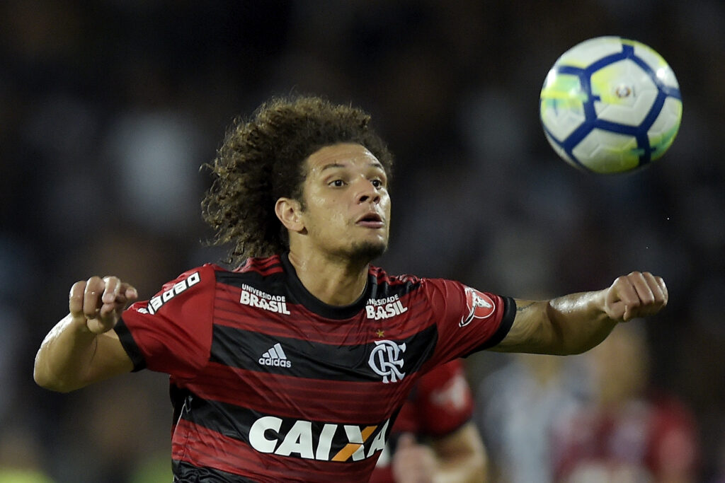 Willian Arão em campo pelo Flamengo 