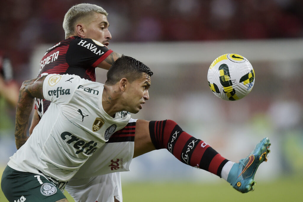 Arrascaeta e Dudu em Flamengo e Palmeiras